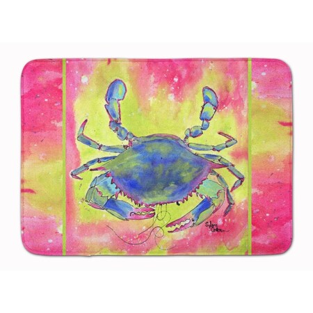 Carolines Treasures Crab Machine Washable Memory Foam Mat 8343-RUG